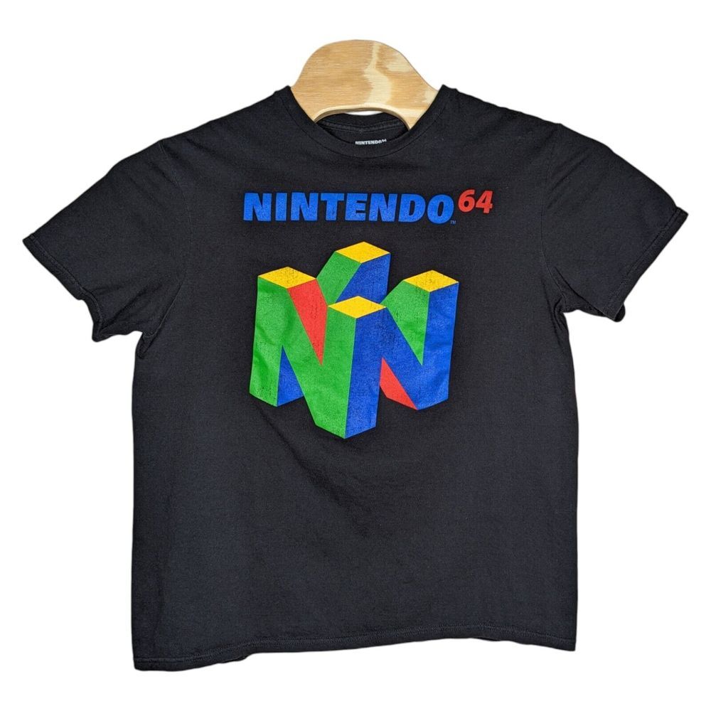 Nintendo 64 Classic Video‎ Game System Graphic T Shirt Size Large 2019